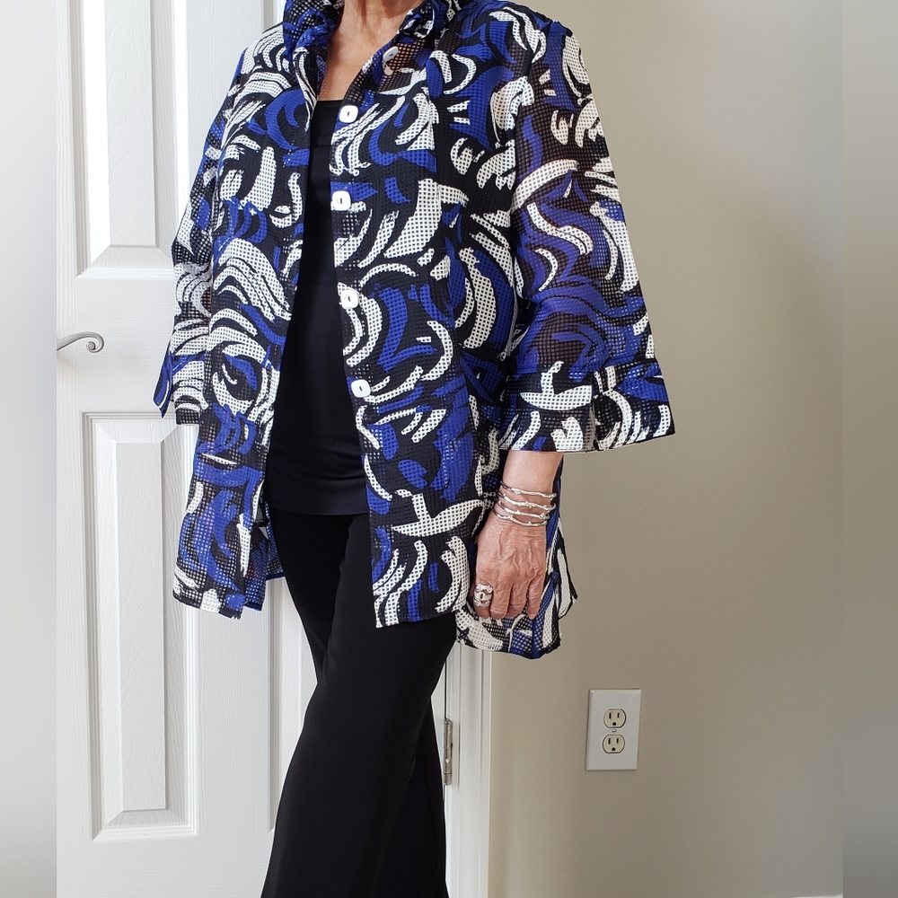 IC by Connie K Abstract Jacket - Size XXL